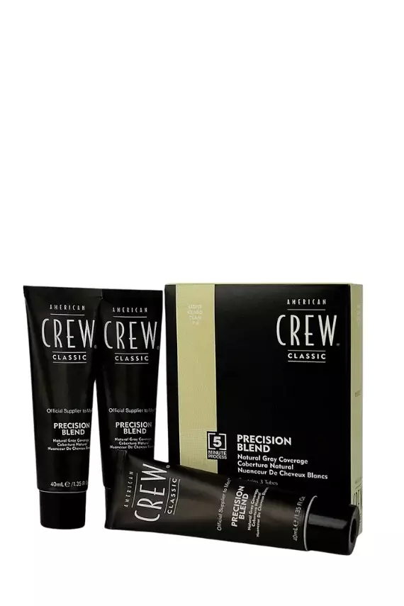 American Crew Precision Blend Erkeklere Özel Amonyaksız Saç Boyası 3x40 ml | 7/8 Light - 1