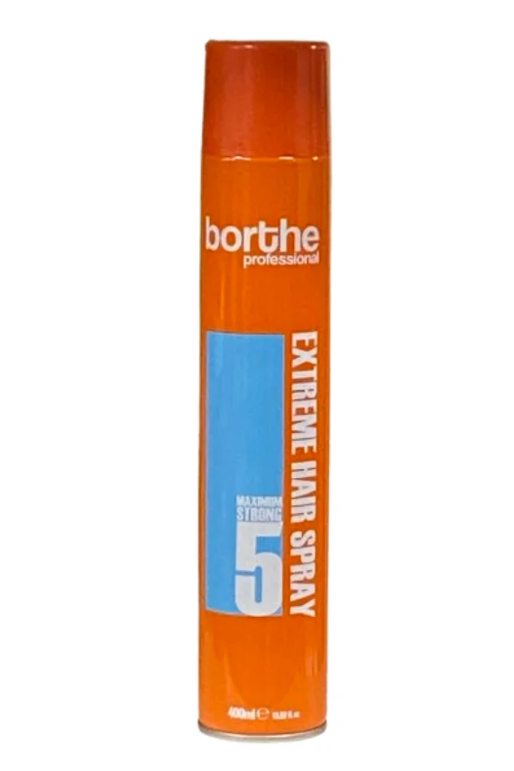 Borthe Professional Maximum Hold 5 Yüksek Tutuşlu Saç Spreyi 400 ml - Borthe