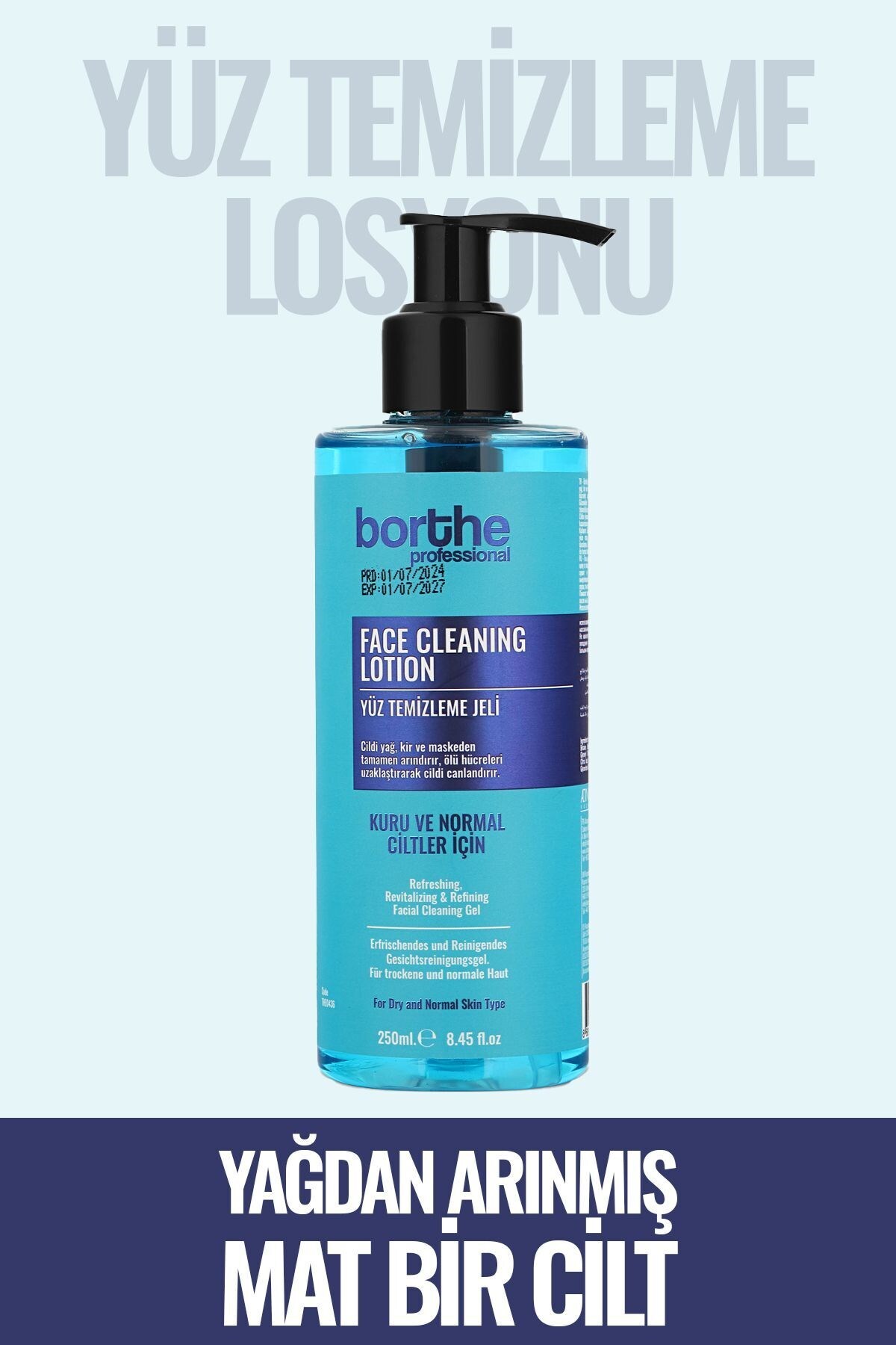 Borthe Professional Yüz Temizleme Jeli 250 ml - 1