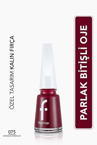 Flormar Oje 11 ml | 075 - Baroque Bordeaux - 1