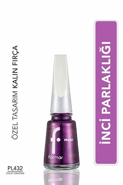 Flormar Oje 11 ml | PL432 - Violet Defense - Flormar 