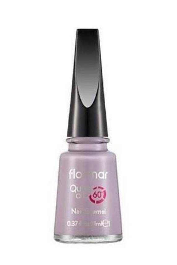 Flormar Quick Dry Hızlı Kuruyan İnce Yapılı Parlak Bitişli Oje 11 ml | 26 Soft Lilac - Flormar 