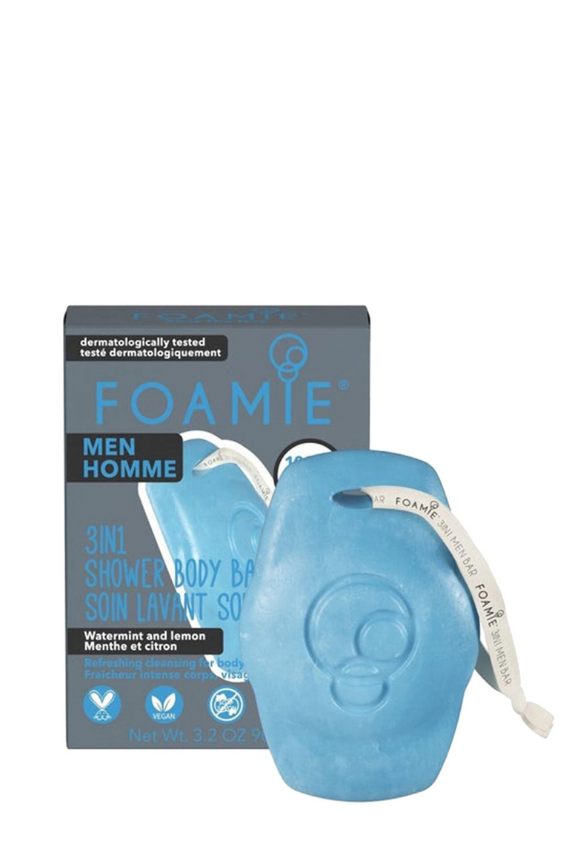 Foamie 3 in 1 For Men Seas the Day Shower Body Bar Duş Jeli 90 g - Foamie 