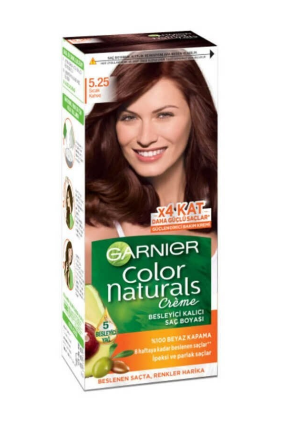 Garnier Color Naturals 5.25 Sıcak Kahve Saç Boyası - 1