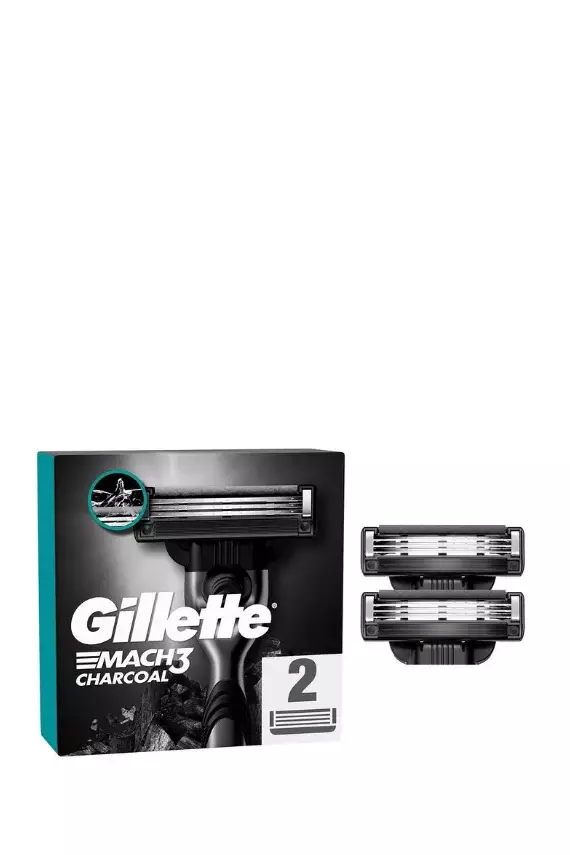 Gillette Mach3 Charcoal Yedek Tıraş Bıçağı 2'li - 1