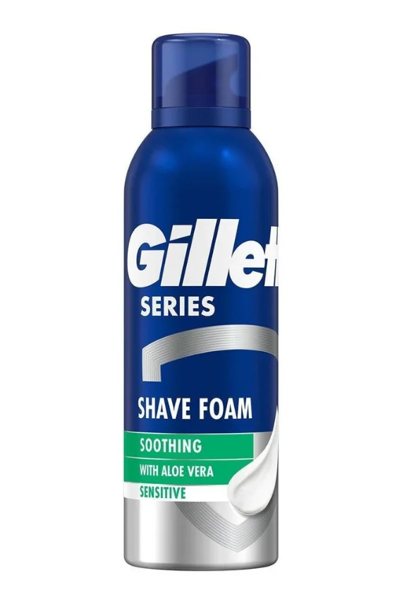 Gillette Series Soothing Hassas Ciltler İçin Yatıştırıcı Tıraş Köpüğü 200 ml - Gillette