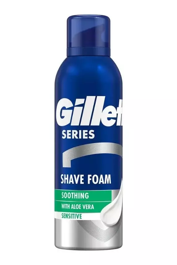 Gillette Series Soothing Hassas Ciltler İçin Yatıştırıcı Tıraş Köpüğü 200 ml - 1