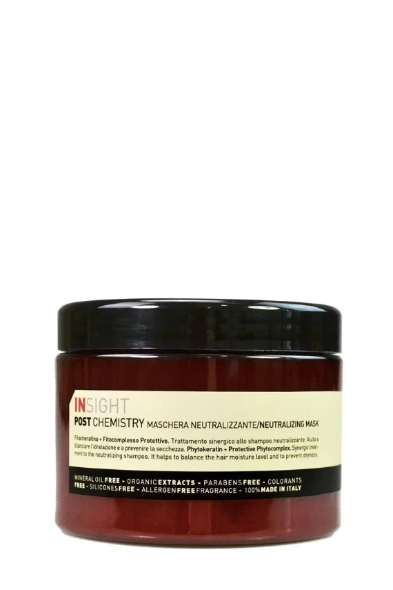 Insight Post Chemistry Neutralizing Kimyasal İşlem Sonrası Saç Maskesi 500 ml - Insight