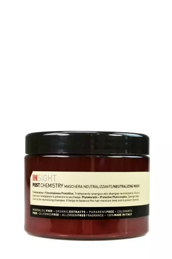 Insight Post Chemistry Neutralizing Kimyasal İşlem Sonrası Saç Maskesi 500 ml - 1