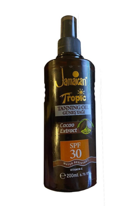 Jamaican Tropic Güneş Yağı Kakao SPF30 200 ml - 1