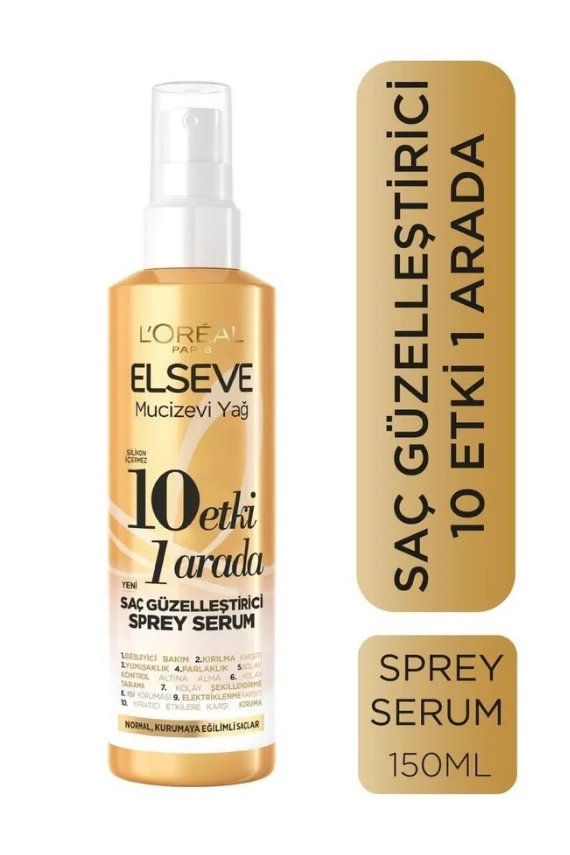 L'Oréal Paris Elseve 10 Etki 1 Arada Saç Güzelleştirici Sprey Serum 150 ml - L'Oreal Paris