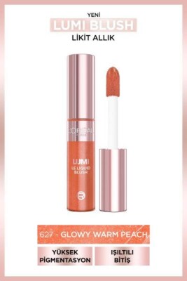 Loreal Paris Lumi Blush Likit Allık 627 Glowy Warm Peach - L'Oréal Paris
