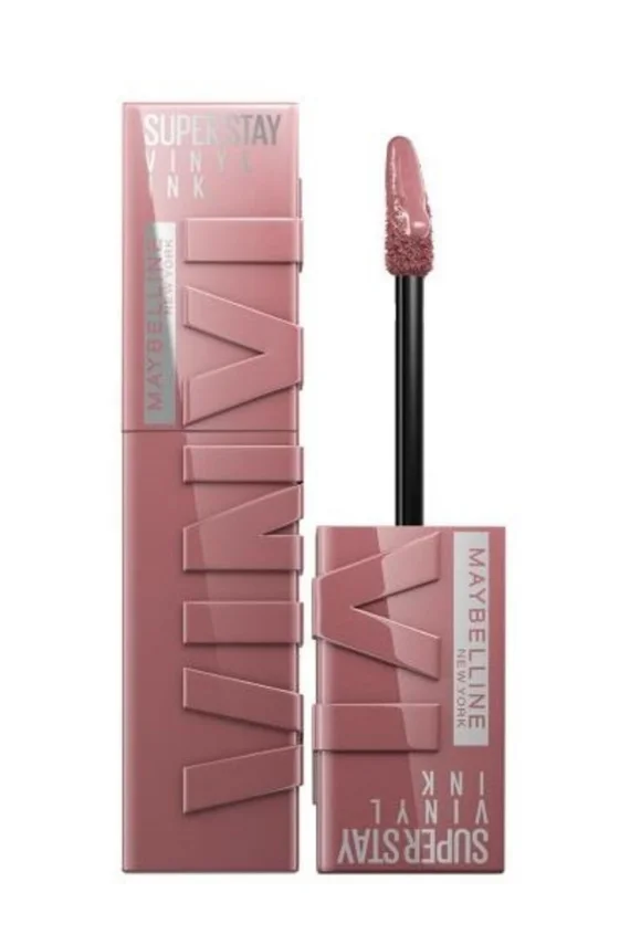 Maybelline New York Super Stay Vinyl Ink Uzun Süre Kalıcı Likit Parlak Ruj 110 Awestruck - Maybelline