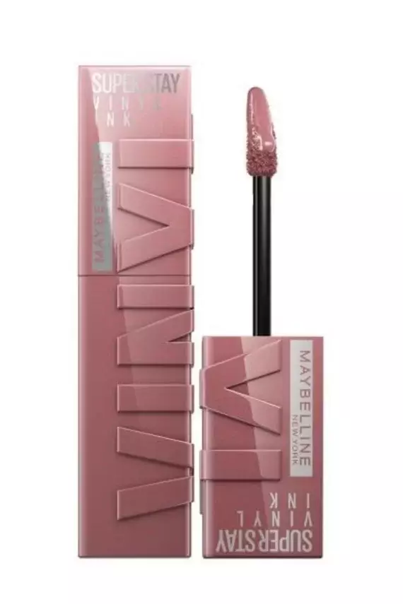 Maybelline New York Super Stay Vinyl Ink Uzun Süre Kalıcı Likit Parlak Ruj 110 Awestruck - 1