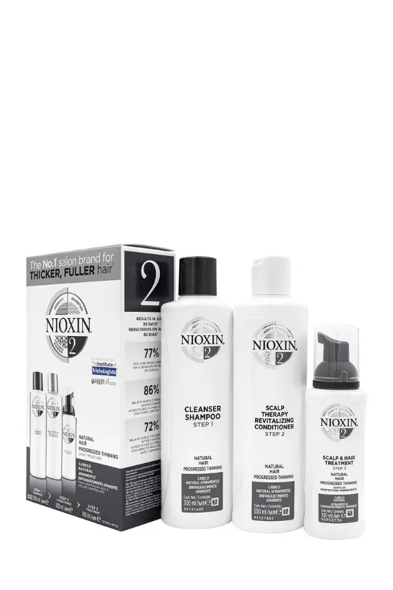 Nioxin 2 Dökülme Karşıtı Set Doğal Saçlar Büyük Boy - Nioxin