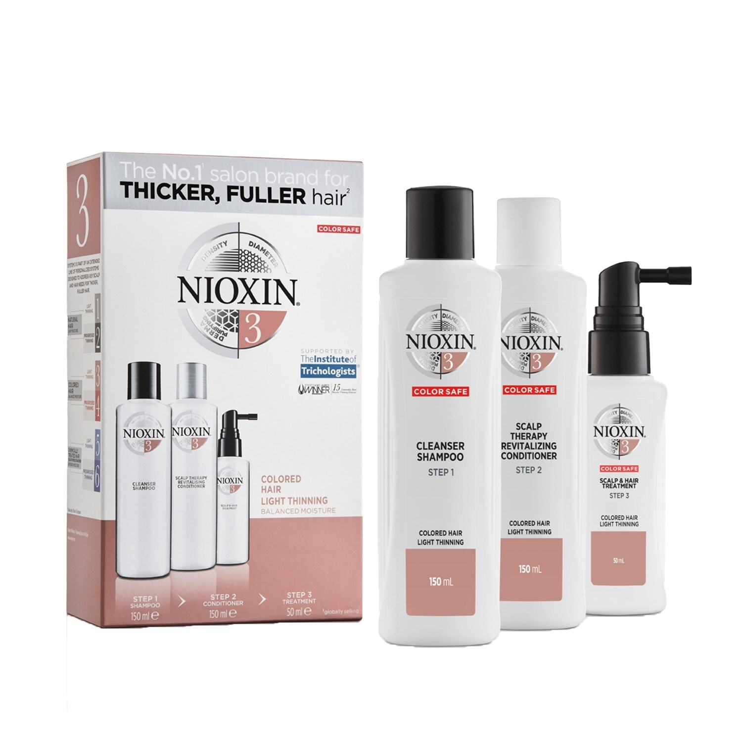 Nioxin 3 Dökülme Karşıtı Set Boyalı Saçlar Küçük Boy - 1