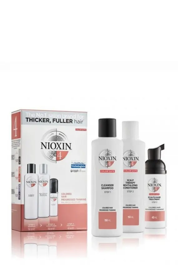 Nioxin 4 Dökülme Karşıtı Set Doğal Saçlar Küçük Boy - Nioxin