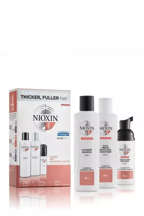 Nioxin 4 Dökülme Karşıtı Set Doğal Saçlar Küçük Boy - 1