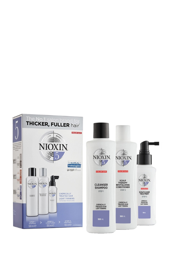 Nioxin 5 Dökülme Karşıtı Set Kimyasal İşlem Görmüş Saç Büyük Boy - 1