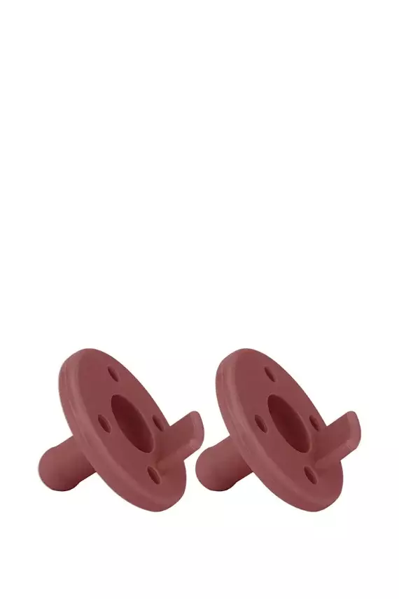 OiOi Emzix 2'li Silikon Emzik Tek Parça 0+ Ay | Velvet Rose - 1