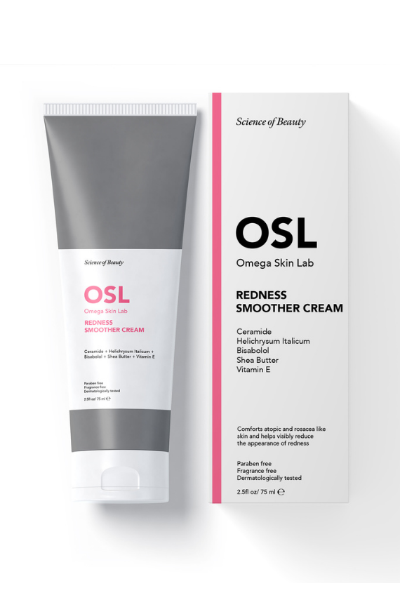 Osl Omega Skin Lab Kızarıklık ve Hassas Ciltler Için Yatıştırıcı Krem - Redness Smoother Cream 75ml - Osl Omega Skin Lab