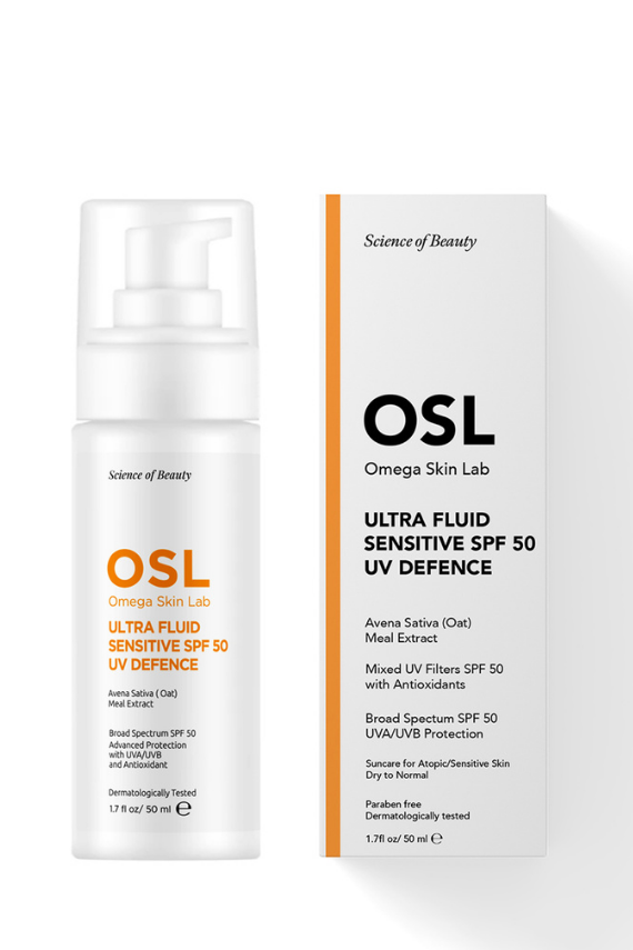 Osl Omega Skin Lab Kuru,Hassas ve Alerjik Ciltler Için Spf50 Güneş Koruyucu Krem 50 ml - Osl Omega Skin Lab