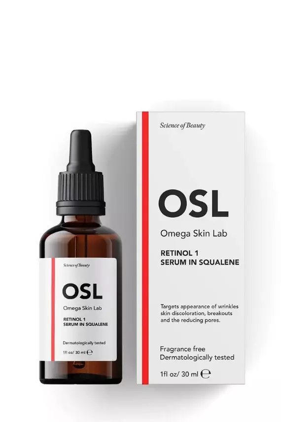 OSL Omega Skin Lab Yaşlanma Karşıtı Retinol Gece Serumu - Retinol 1 Serum In 30ml - 1