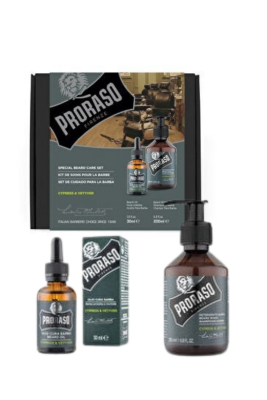 Proraso Duo Sakal Bakım Yağı ve Şampuanı Cypress Vetyver - Proraso