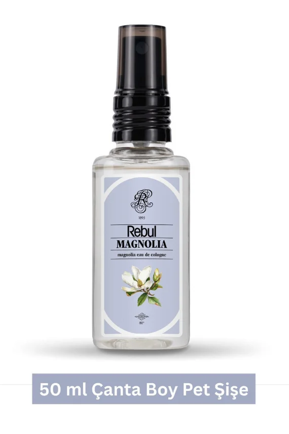 Rebul Magnolia Edc 50 ml Sprey Pet Şişe Kolonya - Rebul