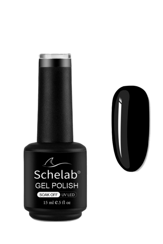 Schelab 3 Adımda Kalıcı Jel Oje 001 Siyah 15 ml - 1