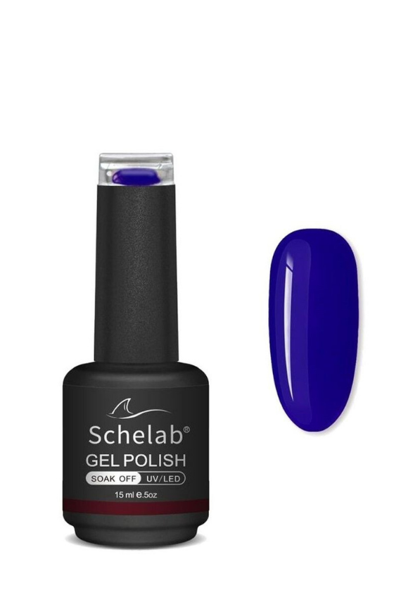 Schelab 3 Adımda Kalıcı Jel Oje 005 Vivid Blue 15 ml - Schelab 