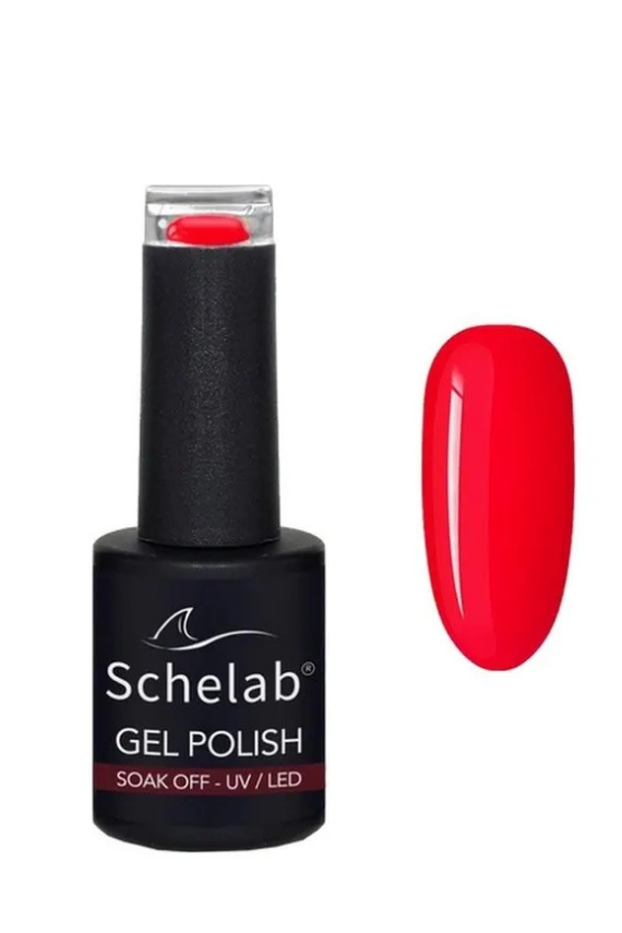 Schelab 3 Adımda Kalıcı Jel Oje Classic Red 03 15 ml - 1