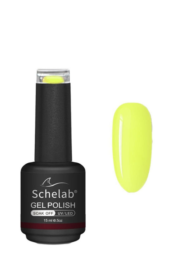 Schelab One Step Gel Kalıcı Oje 15 ml | Neon Sun - 1