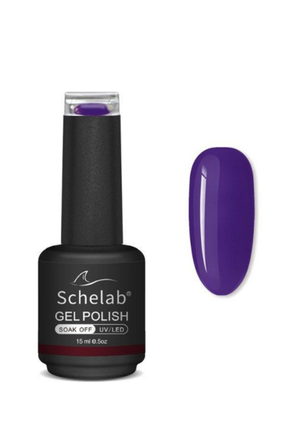 Schelab One Step Gel Kalıcı Oje 15 ml | Purple - Schelab