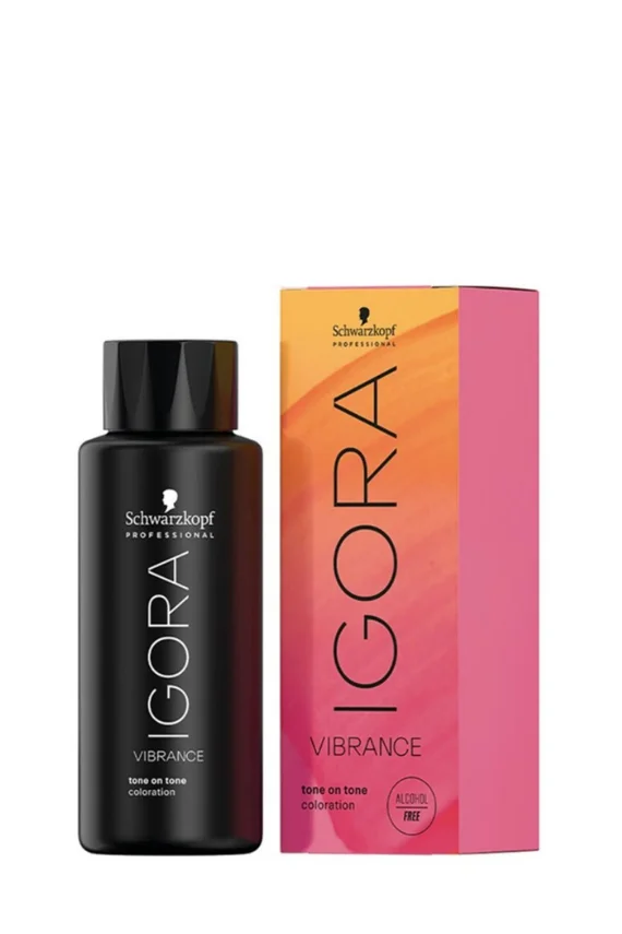 Schwarzkopf Igora Vibrance Amonyaksız Parlak Saç Boyası 60ml | 7-57 Kumral Altın Bakır - Schwarzkopf
