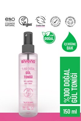 SIVENO %100 Doğal Gül Toniği 150ml - SIVENO 