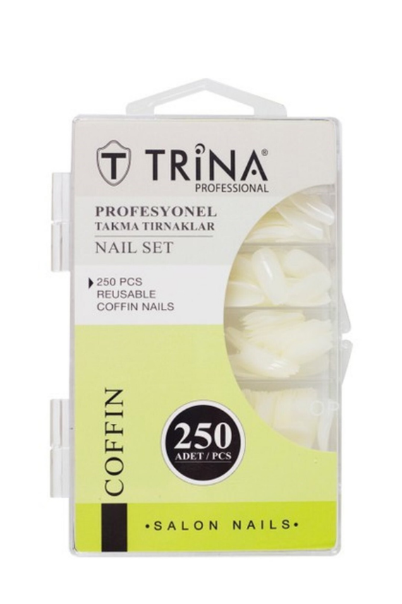 Trina Coffin Takma Tırnaklar 250 Adet TRNNAIL0012 - 1