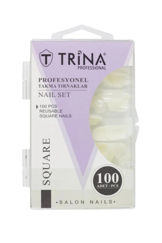 Trina Square Takma Tırnaklar 100 Adet TRNNAIL0004 - Trina