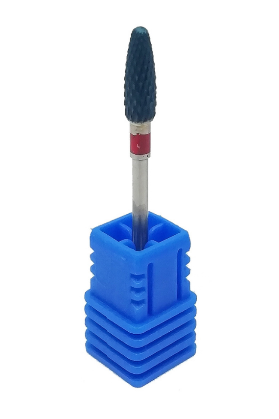 Trina Tungsten Karbür Freze Ucu Protez Tırnak Törpüsü Koni Kırmızı TRNDRILBIT0004 - Trina 