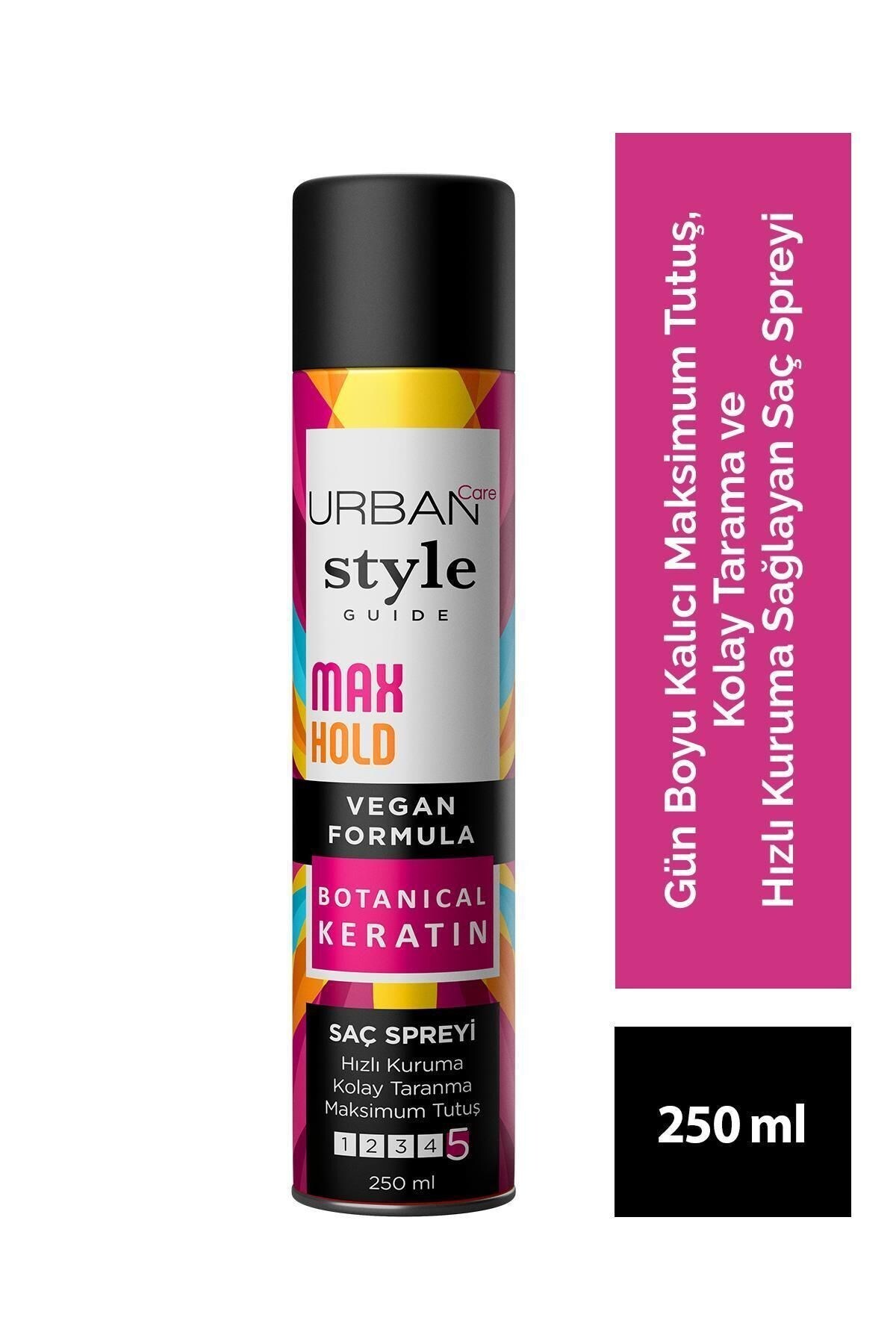 URBAN Care Style Guide Max Hold Sabitleyici Maksimum Tutuşlu Saç Spreyi 250 ml - Urban Care