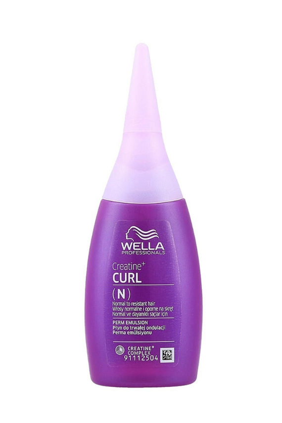 Wella Creatine + Curl (N) Perm Emulsion Normal ve Dayanıklı Saçlar İçin 75 ml - Wella