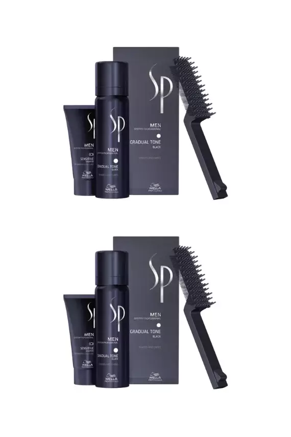 Wella SP Men Pigment Mousse Siyah 60 ml x 2 Adet - 2