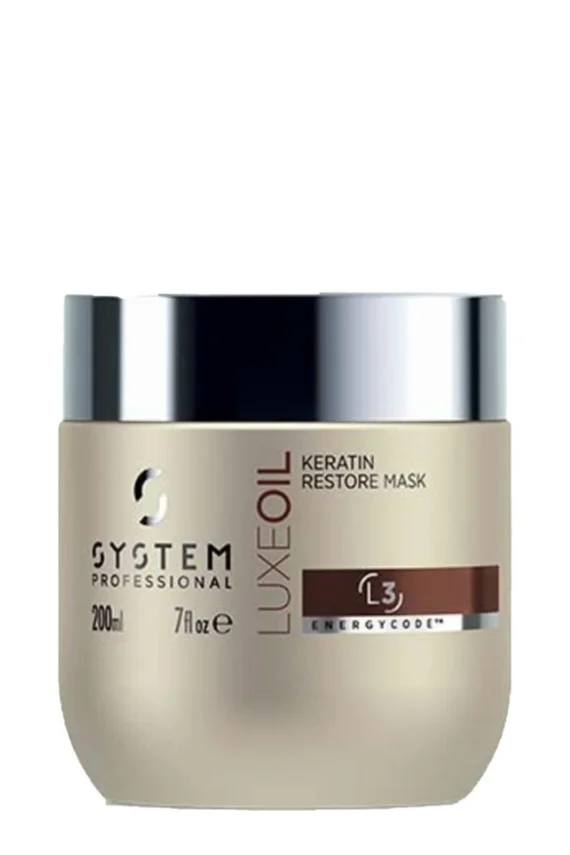 Wella System Luxe Oil Keratin Restore Onarıcı Saç Maskesi 200 ml - Wella System Professional